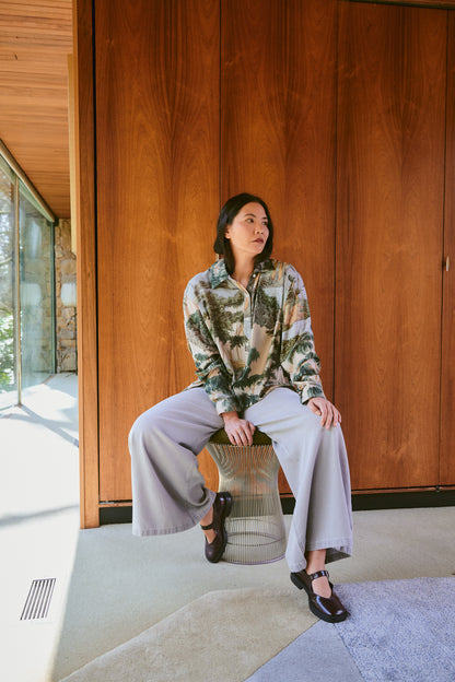 Rivers and Trees Natural Oversized Shirt