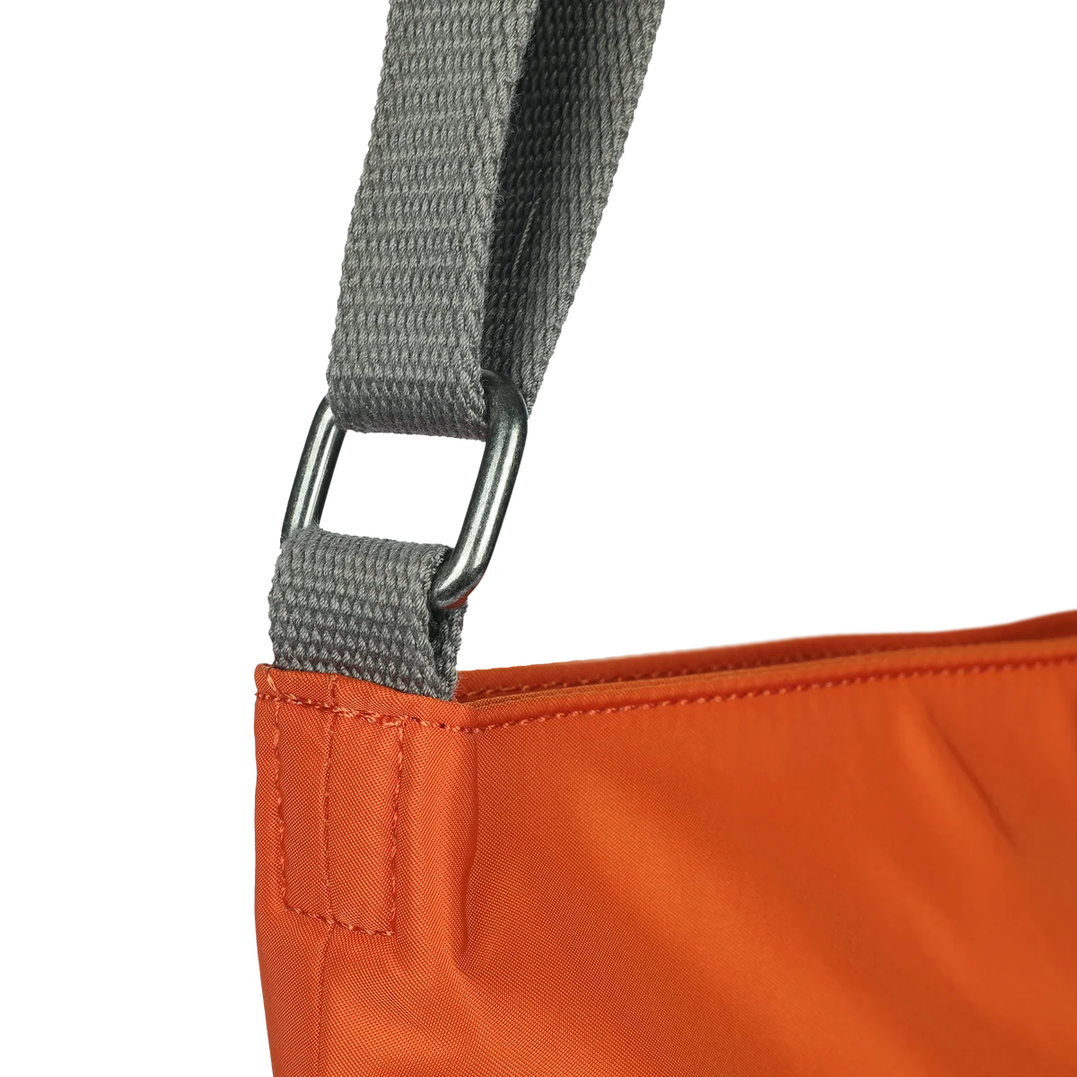 Kennington Crossbody Bag in Burnt Orange Nylon - Medium
