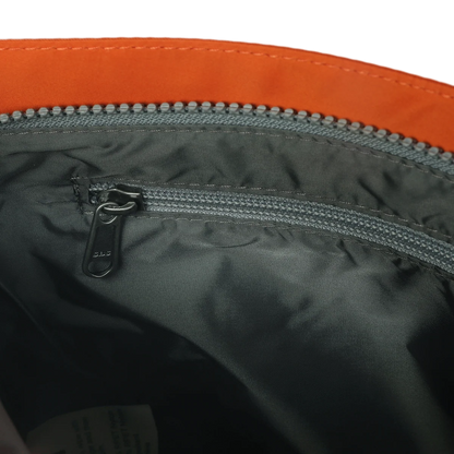 Kennington Crossbody Bag in Burnt Orange Nylon - Medium