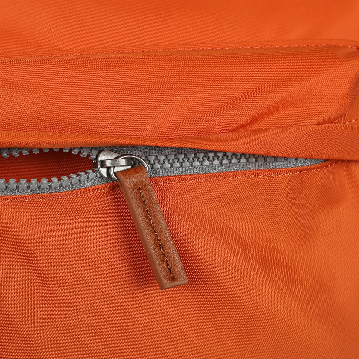 Kennington Crossbody Bag in Burnt Orange Nylon - Medium