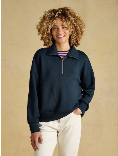 Luxe Club Half Zip Sweatshirt