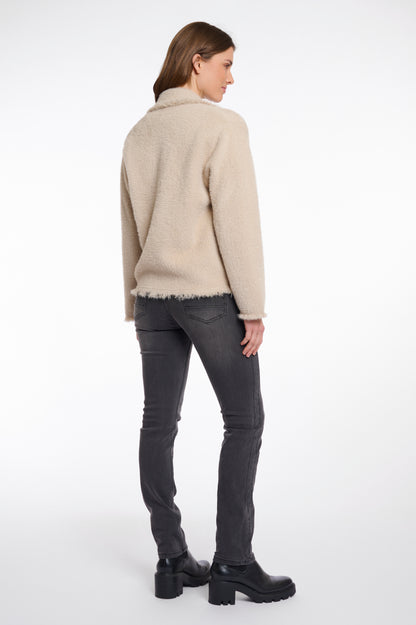 Single Breasted Cardigan with fringes