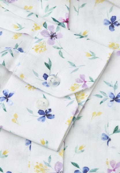 White Spring Flower Shirt