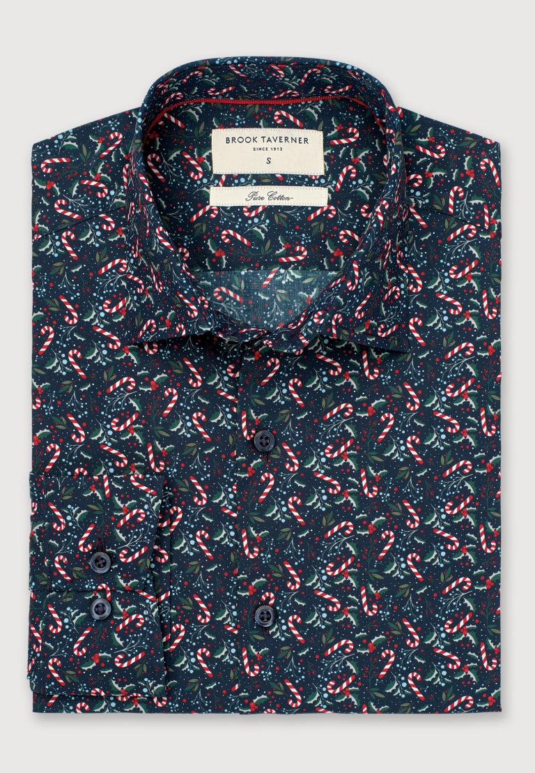 Candy Cane Print Shirt