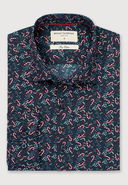 Candy Cane Print Shirt