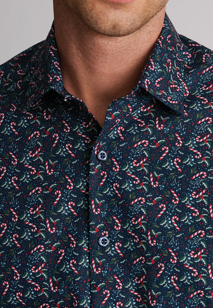 Candy Cane Print Shirt