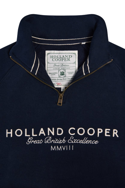 Sporting Goods Zip Henley