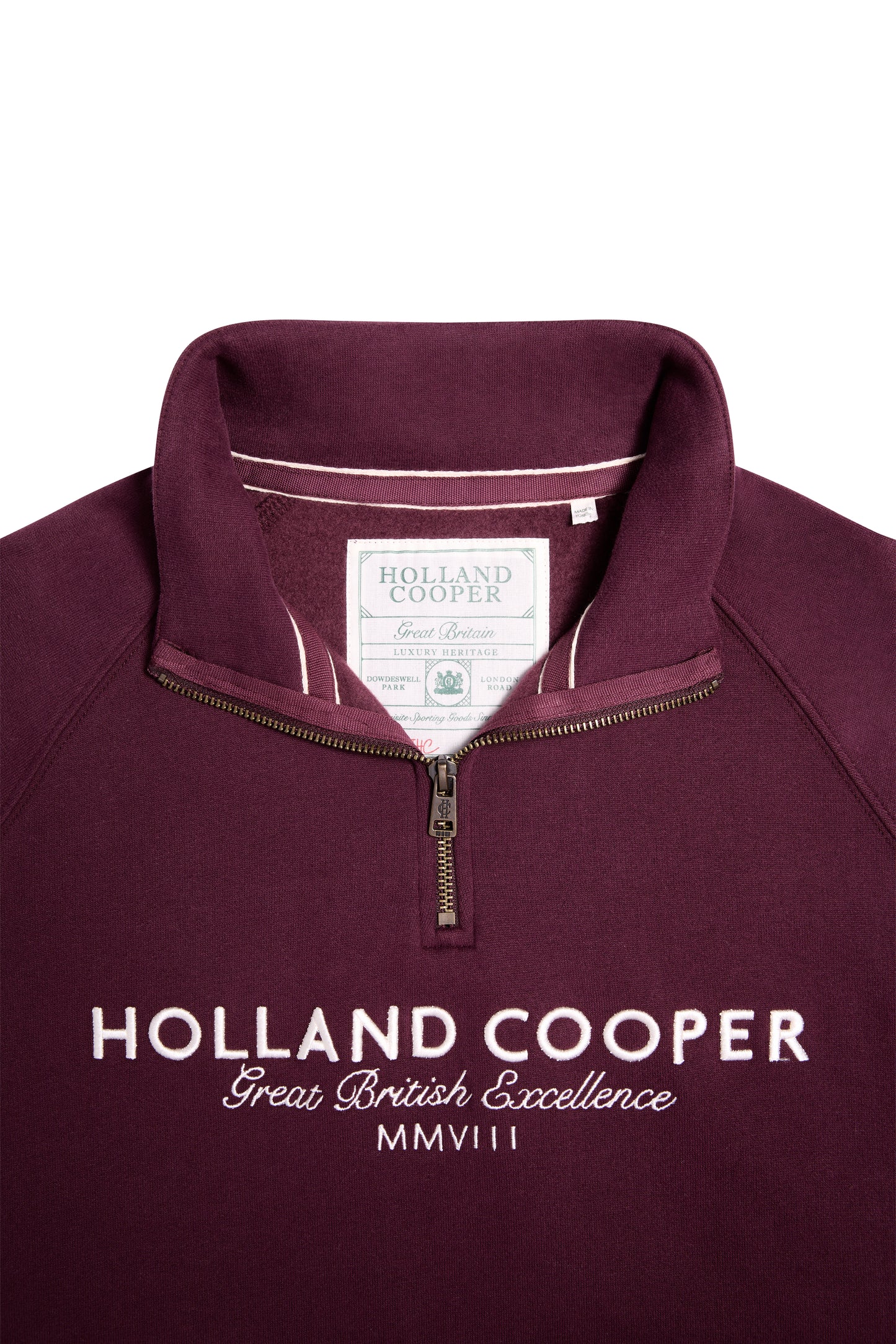 Sporting Goods Zip Henley
