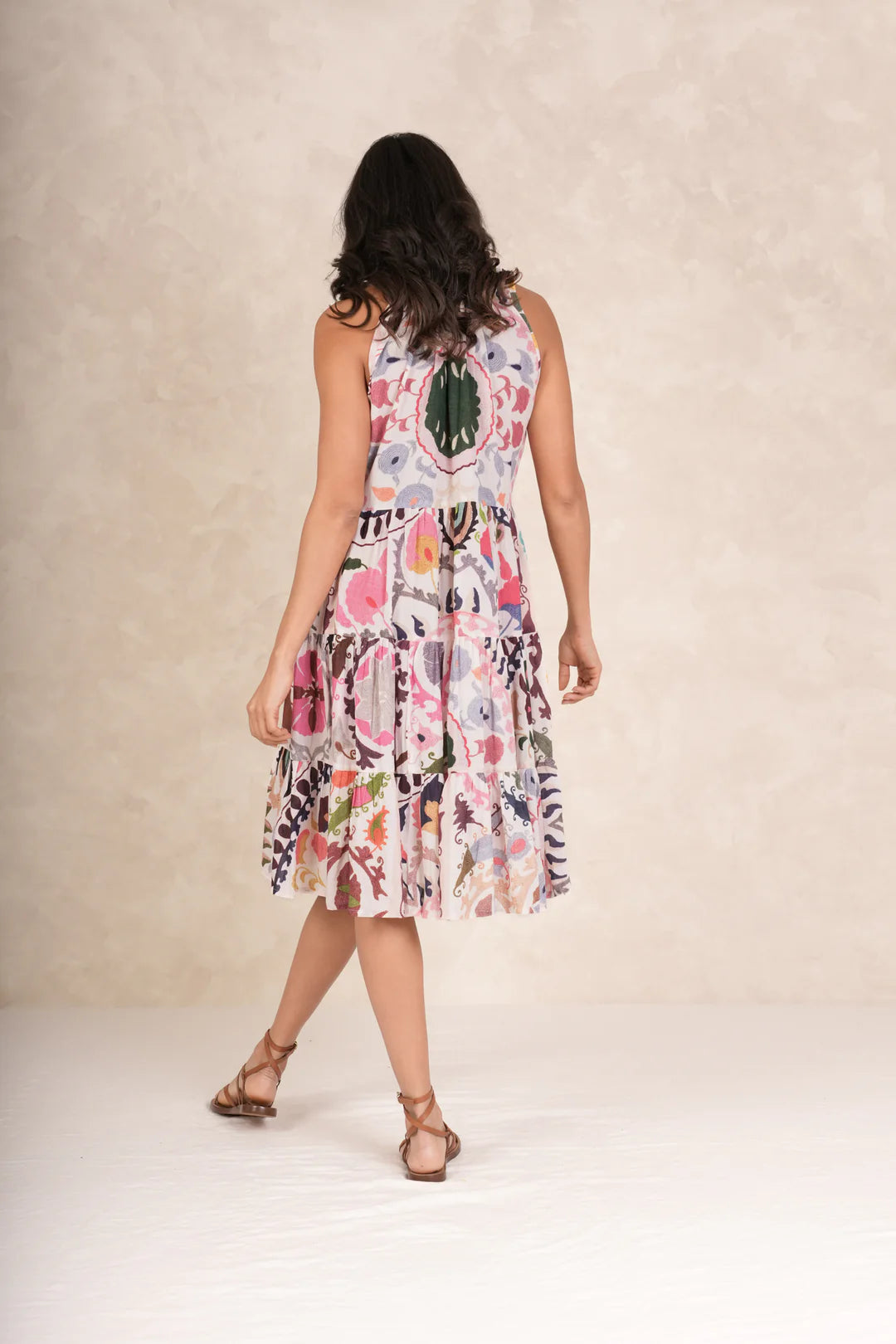 Susani Pink Frill Dress S/M