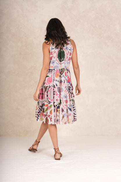 Susani Pink Frill Dress S/M