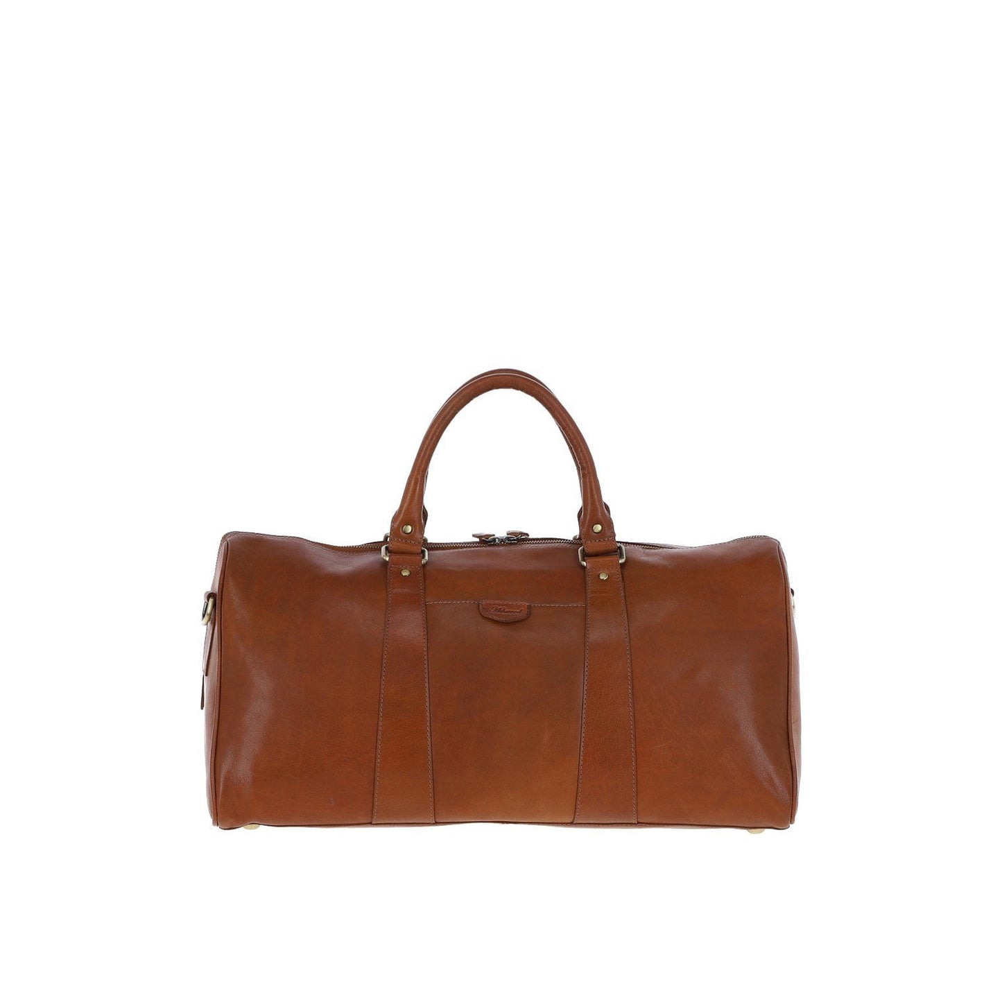 Large Leather Holdall Honey T-77