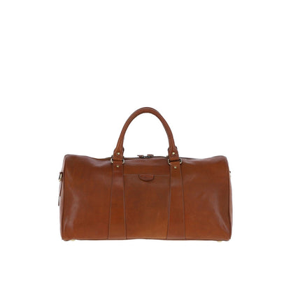 Large Leather Holdall Honey T-77