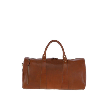 Large Leather Holdall Honey T-77