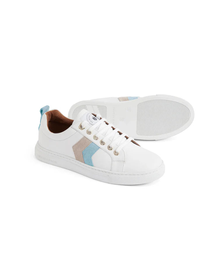 Womens Alexandra Leather Trainers