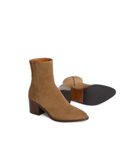 Womens Heeled Ludlow Ankle Boot Suede