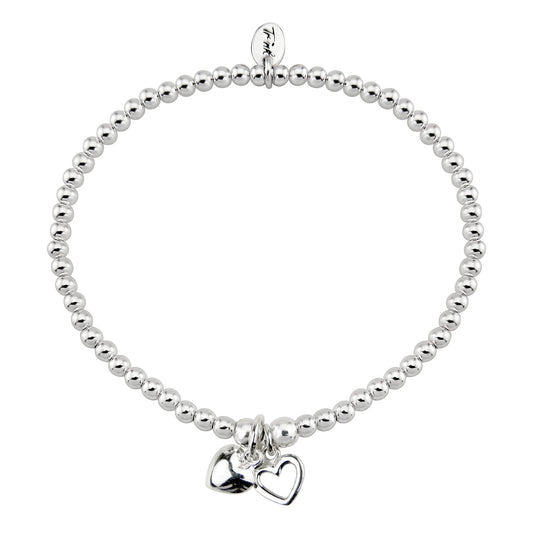 Two Little Hearts Bracelet