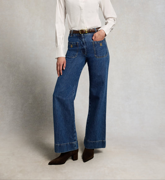 Tailored Flared Jean