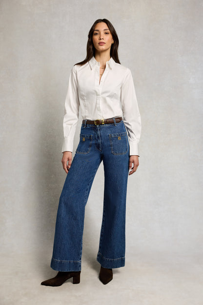 Tailored Flared Jean