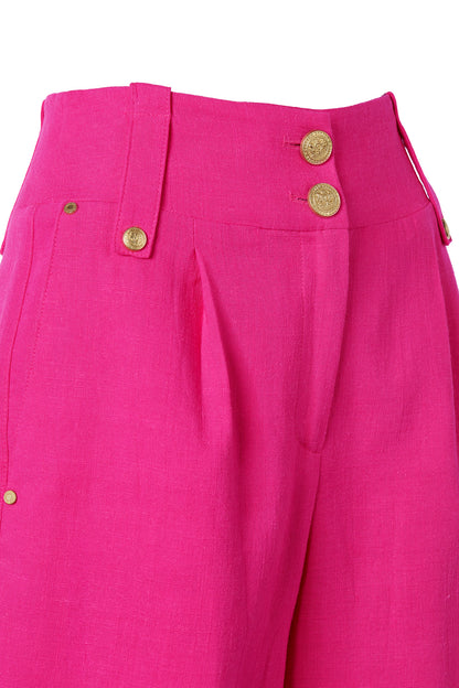 Tailored Short Linen