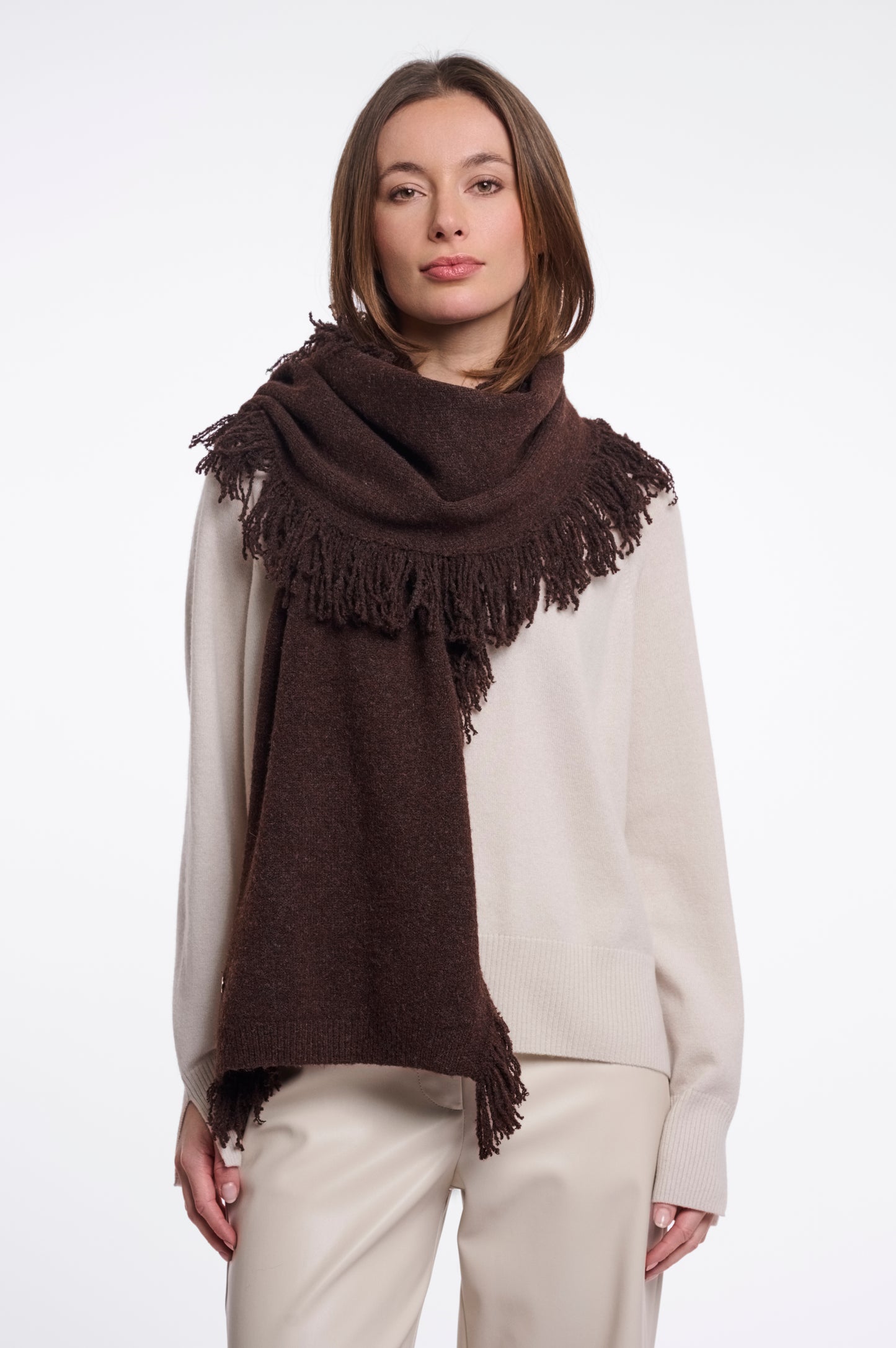 Scarf with Fringes