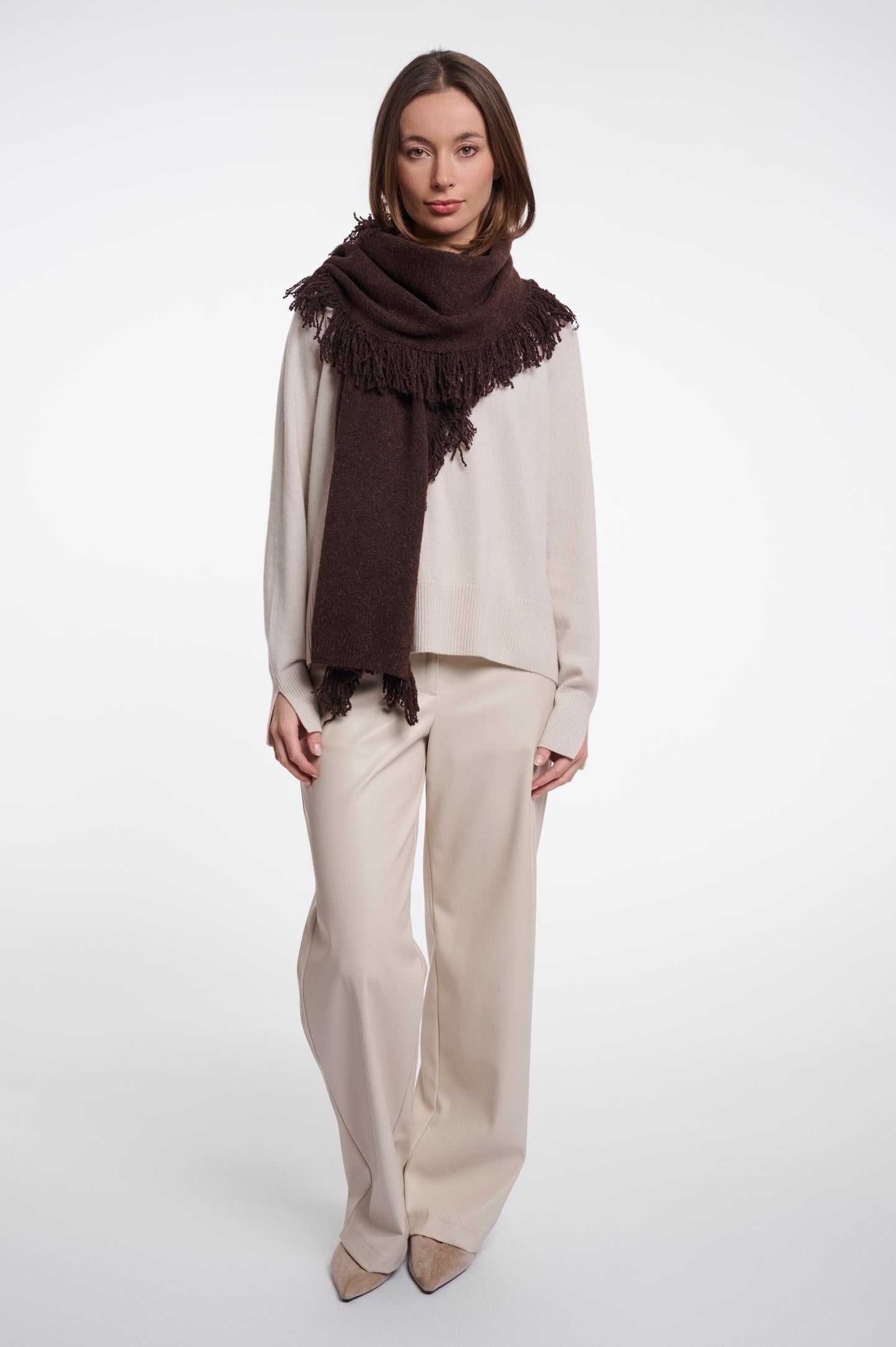Scarf with Fringes