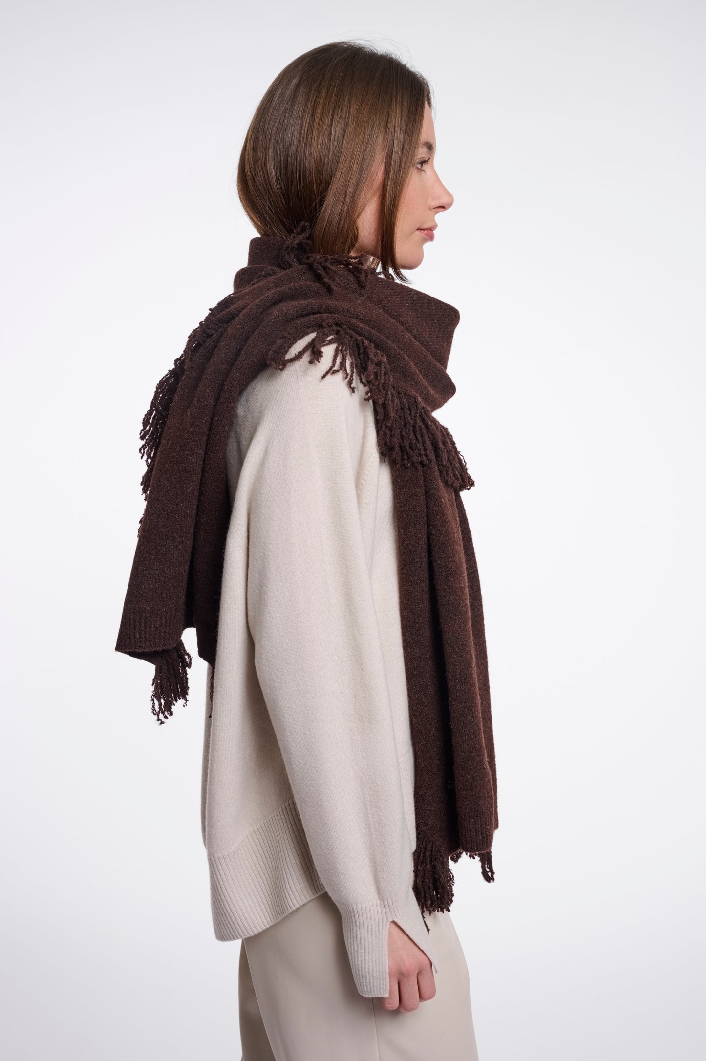 Scarf with Fringes