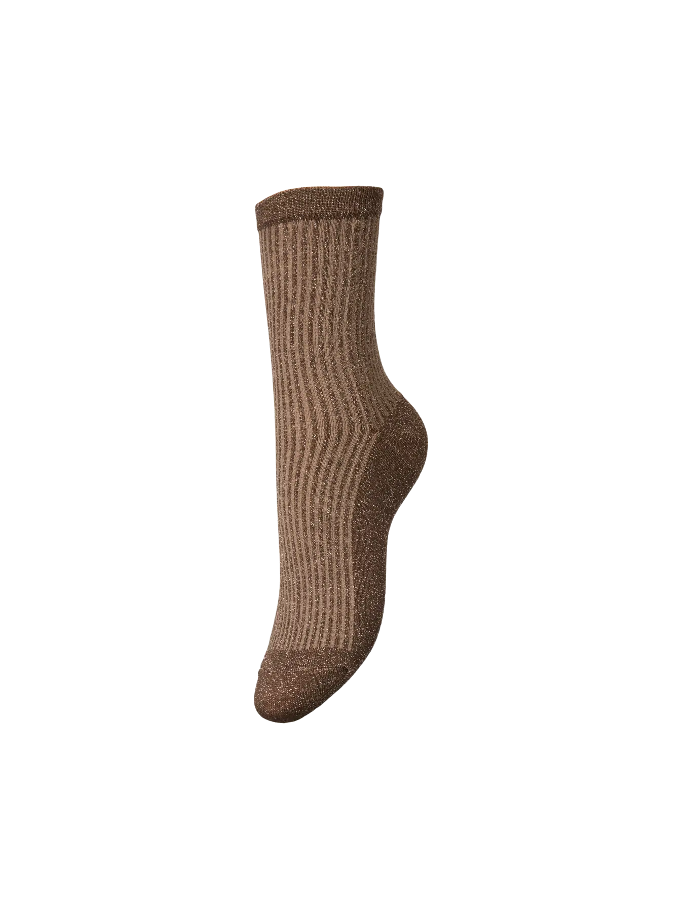 Sebby Glitter Long Stripe Sock