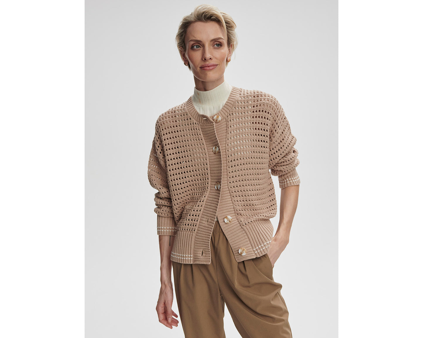 Kris Relaxed Fit Knit Cardigan