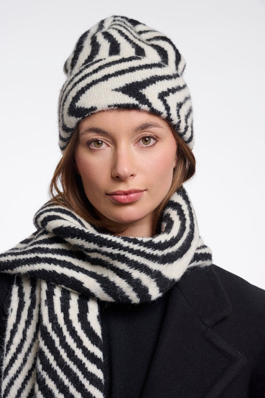 Zebra beanie