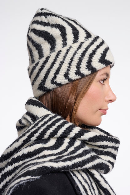 Zebra beanie