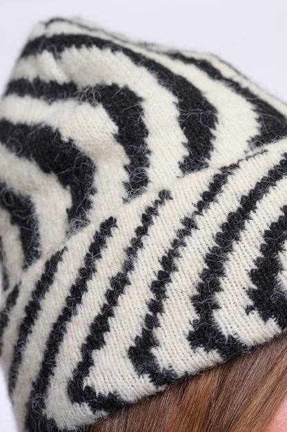 Zebra beanie