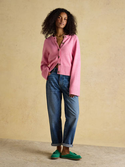 Esme Relaxed Knitted Button Up Cardigan