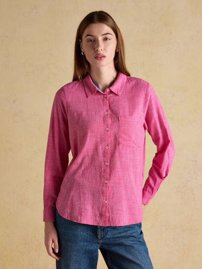 Ida Long Sleeve Cotton Shirt