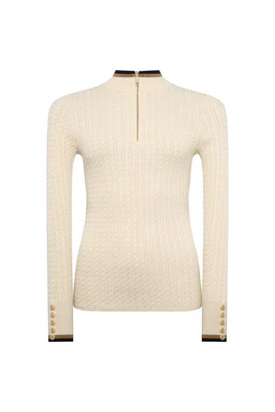 Zoe Quarter Zip Knit