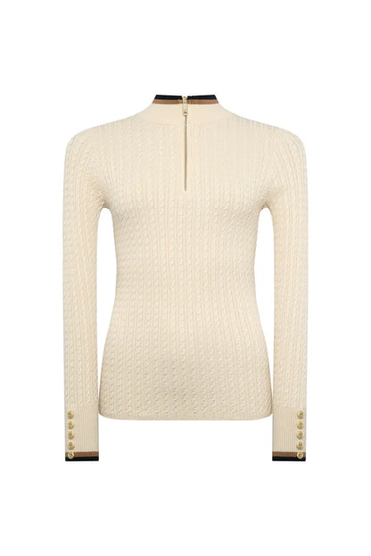 Zoe Quarter Zip Knit
