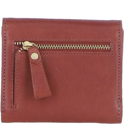 Genuine Leather Purse with Twist Lock in Tan: L-30