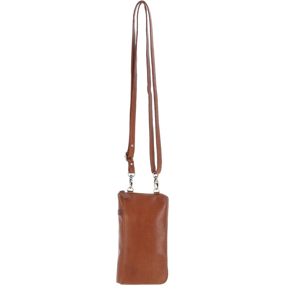 Leather Phonebag/Purse Honey: T-80
