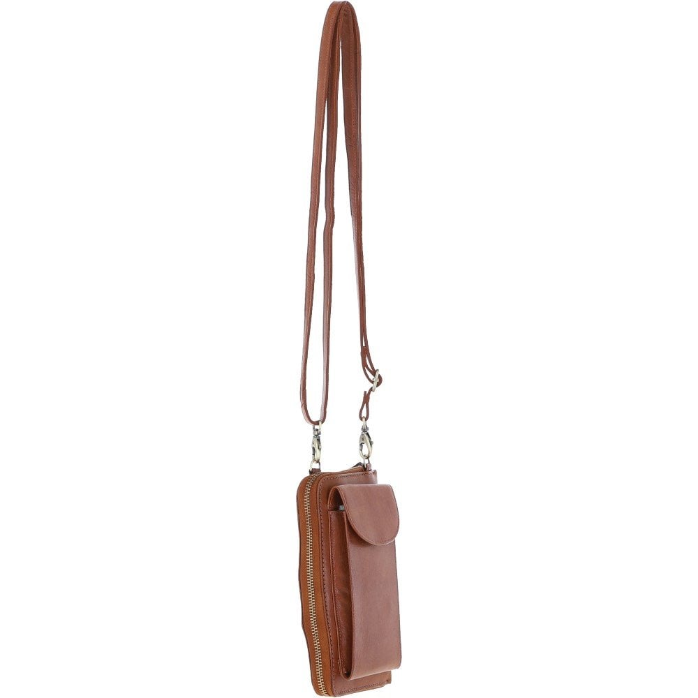 Leather Phonebag/Purse Honey: T-80
