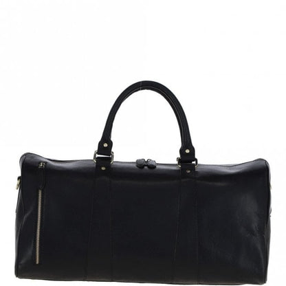 Large Leather Holdall – Black