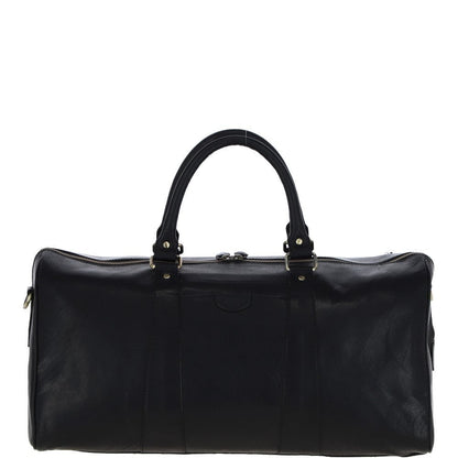 Large Leather Holdall – Black