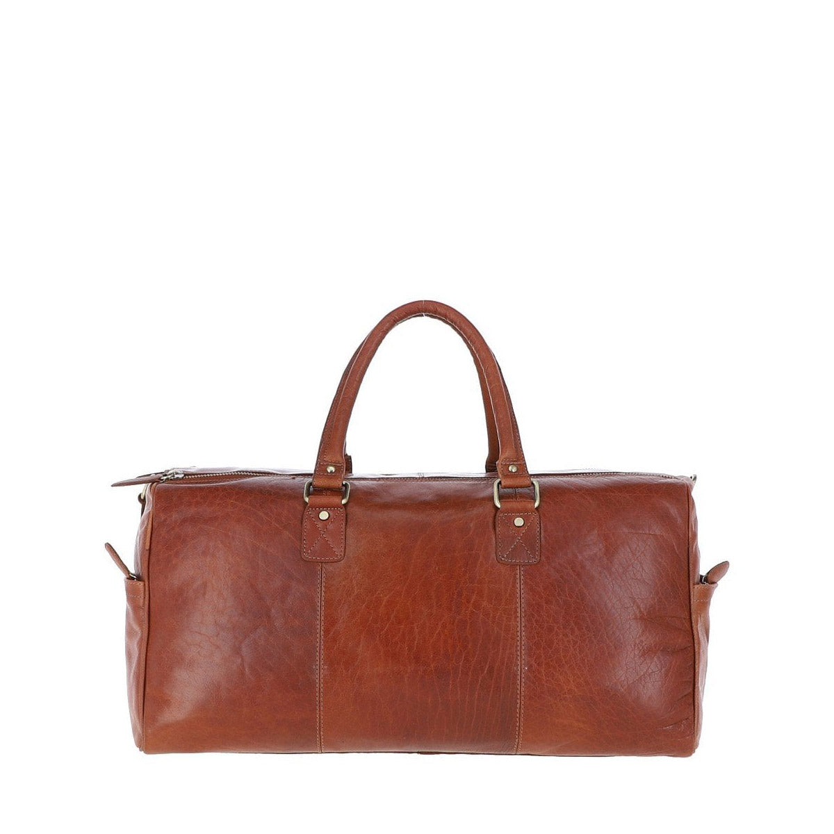 Large Leather Holdall Tan : G-30