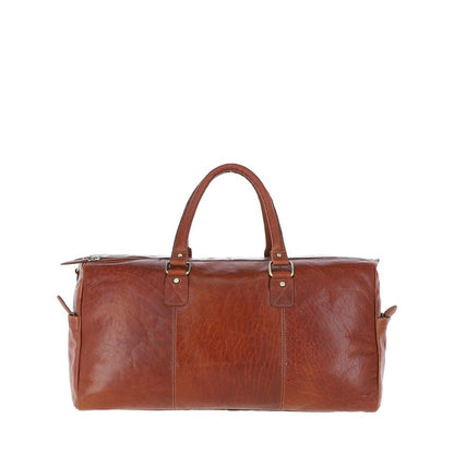 Large Leather Holdall Tan : G-30