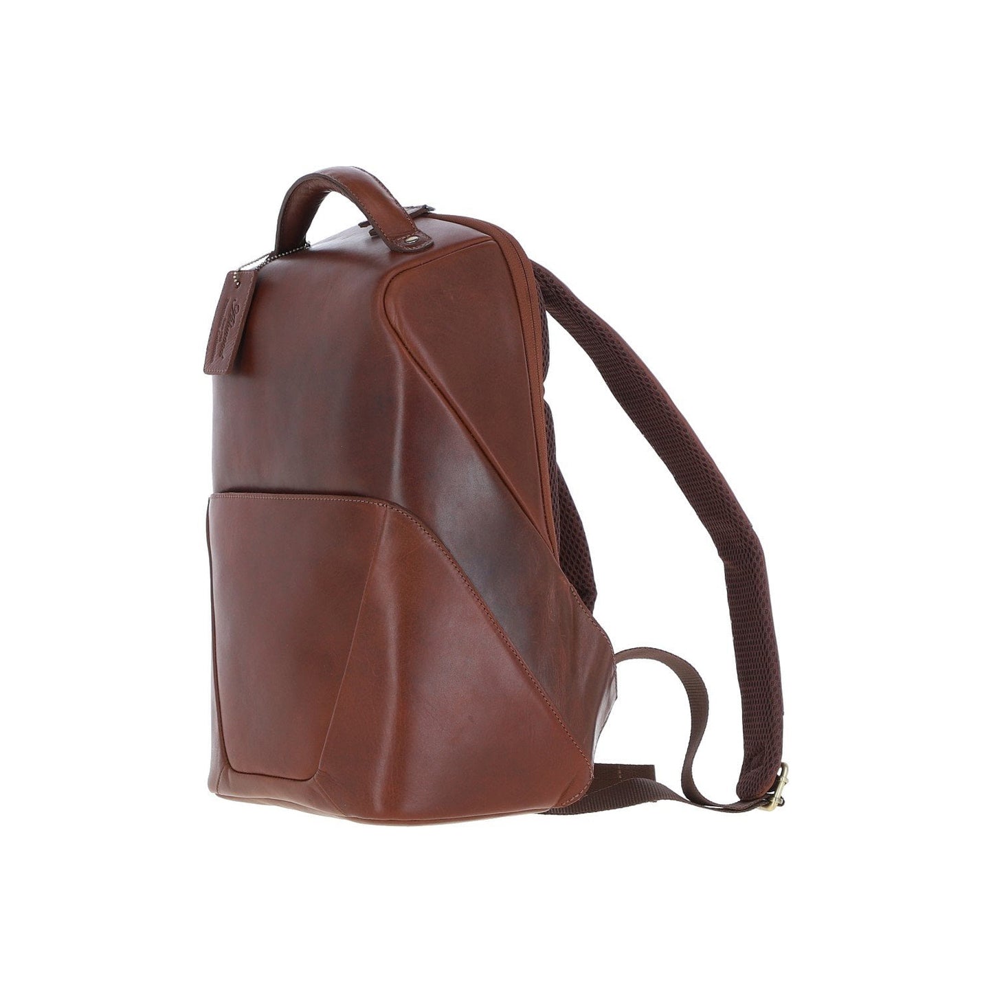 Leather Backpack Chestnut: K-47
