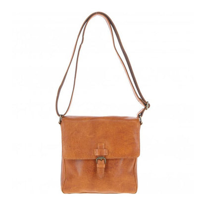 Leather Flight Bag Tan: Dean