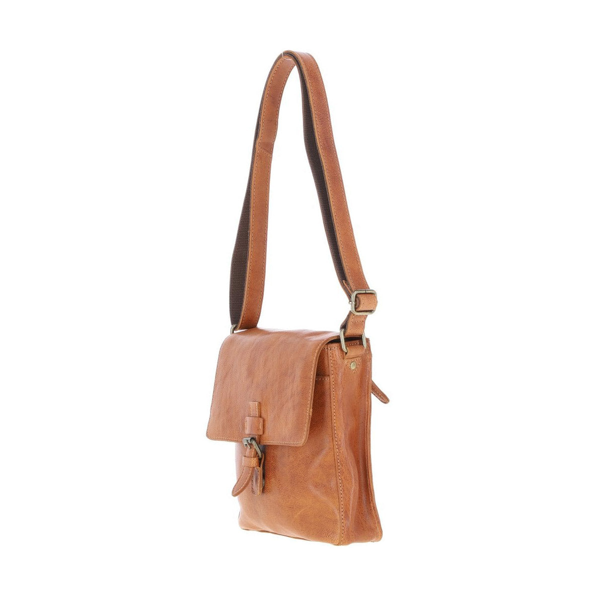 Leather Flight Bag Tan: Dean