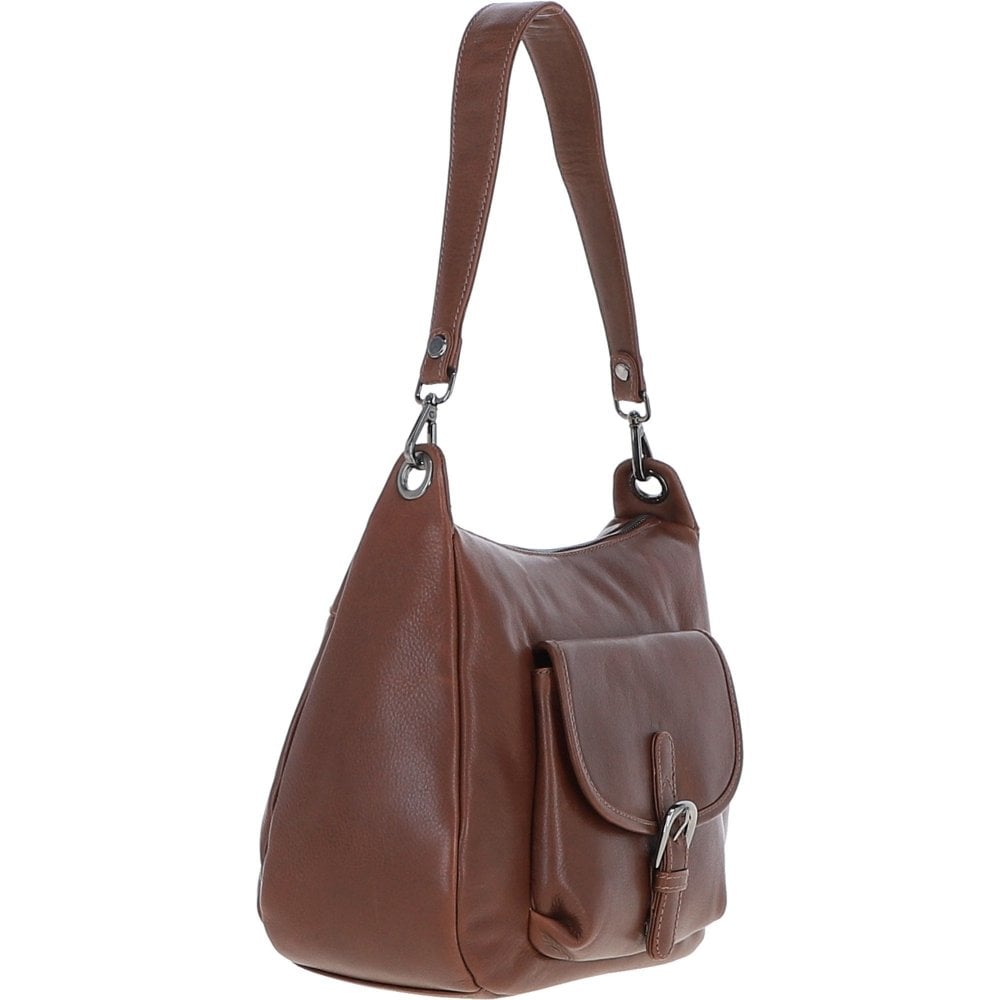 Leather Shoulder Brown - Bag