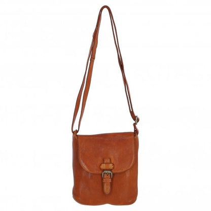 Small Leather Flight Bag - Tan