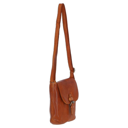 Small Leather Flight Bag - Tan