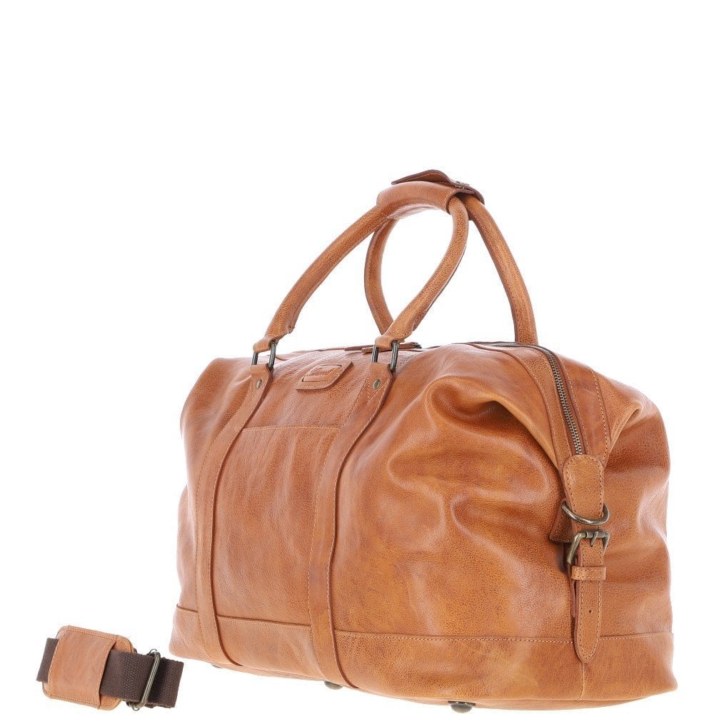 Austin Leather Holdall - Tan