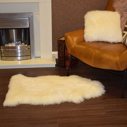 Sheepskin Single Rug Ivory